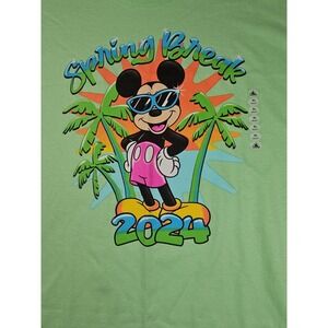 Disney Parks Mickey Mouse Spring Break‎ 2024 Palm Tree Sun Size XL Disney Store